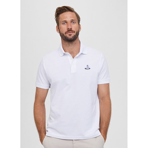 Façonnable Koszulka polo w kolorze białym ze sklepu Limango Polska w kategorii T-shirty męskie - zdjęcie 184052446