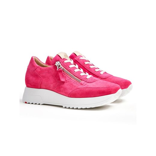 LLOYD Skórzane sneakersy w kolorze różowym ze sklepu Limango Polska w kategorii Buty sportowe damskie - zdjęcie 184052467
