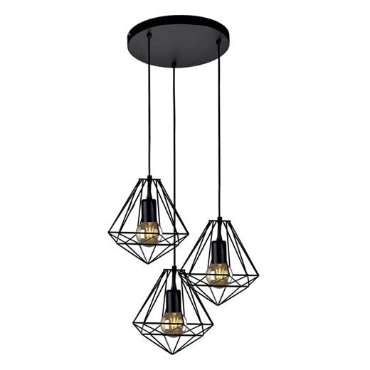 Loftowa lampa driciana loftowa czarna K8-T68 ze sklepu Edinos.pl w kategorii Lampy wiszące - zdjęcie 184052808