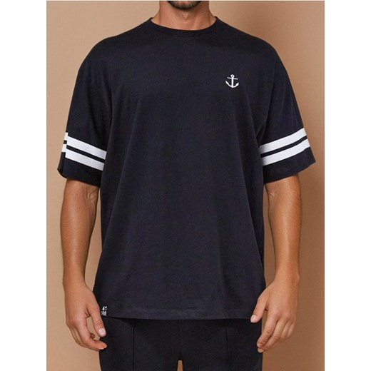 Sinsay - Koszulka z krótkimi rękawami - czarny ze sklepu Sinsay w kategorii T-shirty męskie - zdjęcie 184054528