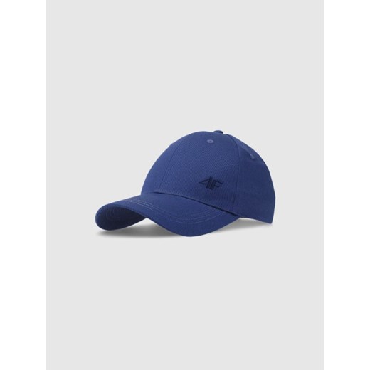 Czapka z daszkiem uniseks 4F 4FWSS25ACABU367 - granatowa ze sklepu Sportstylestory.com w kategorii Czapki z daszkiem męskie - zdjęcie 184054857