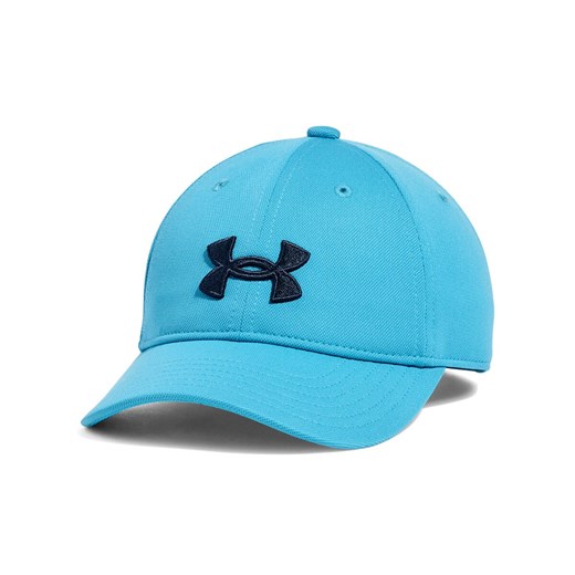 Chłopięca czapka z daszkiem Under Armour Boy's UA Blitzing Adj - niebieska ze sklepu Sportstylestory.com w kategorii Czapki dziecięce - zdjęcie 184054905