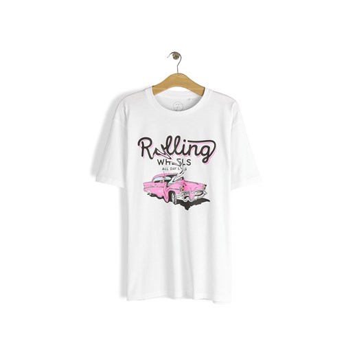 GATE Bawełniana koszulka z nadrukiem S ze sklepu gateshop w kategorii T-shirty męskie - zdjęcie 184055049