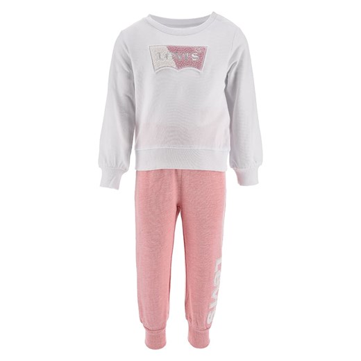 Levi&apos;s Kids 2-częściowy zestaw w kolorze biało-jasnoróżowym ze sklepu Limango Polska w kategorii Komplety niemowlęce - zdjęcie 184056097