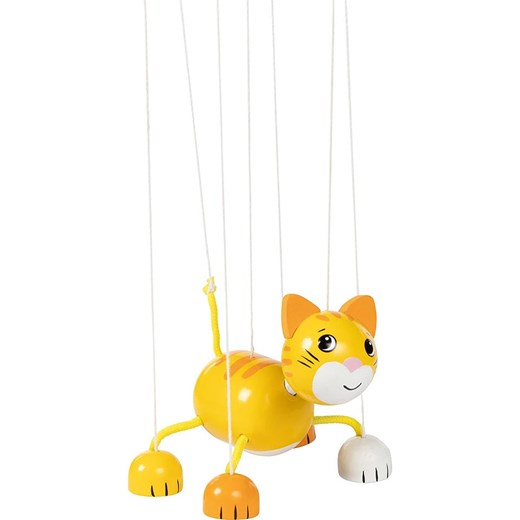 Goki Marionetka &quot;Kot&quot; w kolorze żółtym - 3+ ze sklepu Limango Polska w kategorii Zabawki - zdjęcie 184056655