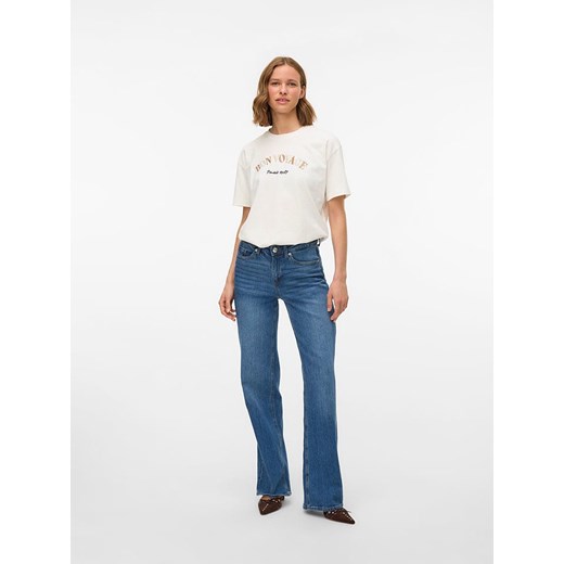 Vero Moda Koszulka w kolorze białym ze sklepu Limango Polska w kategorii Bluzki damskie - zdjęcie 184056766