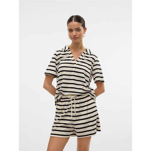 Vero Moda Koszulka polo w kolorze białym ze sklepu Limango Polska w kategorii Bluzki damskie - zdjęcie 184056817