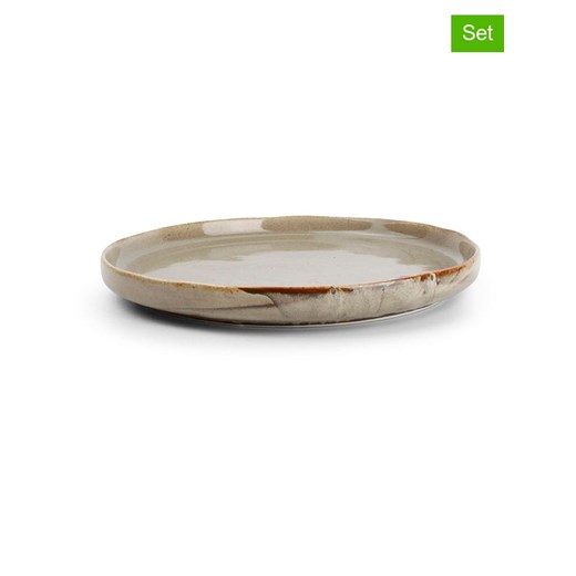 Salt and Pepper Talerze śniadaniowe (4 szt.) &quot;Studio Urban&quot; w kolorze szarym - Ø 22 cm ze sklepu Limango Polska w kategorii Talerze - zdjęcie 184057058