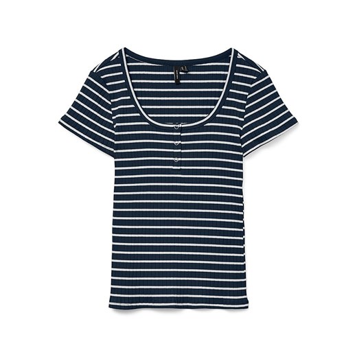 Vero Moda Koszulka &quot;Sea&quot; w kolorze granatowym ze sklepu Limango Polska w kategorii Bluzki damskie - zdjęcie 184057078