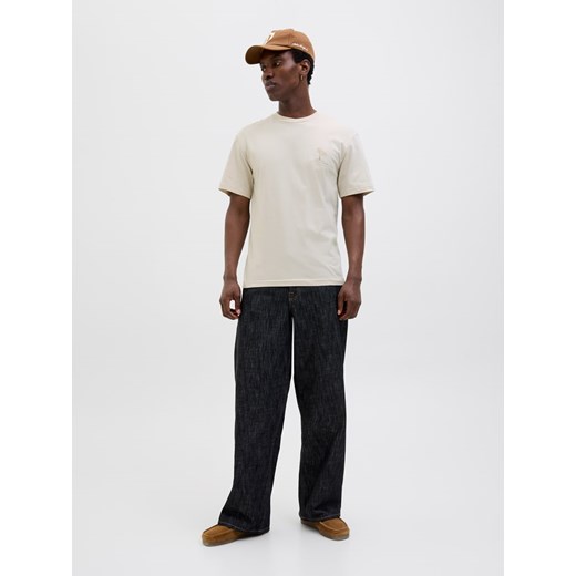 Jack &amp; Jones Koszulka w kolorze beżowym ze sklepu Limango Polska w kategorii T-shirty męskie - zdjęcie 184057155