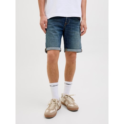 Jack &amp; Jones Szorty dżinsowe &quot;Rick&quot; w kolorze granatowym ze sklepu Limango Polska w kategorii Spodenki męskie - zdjęcie 184057165