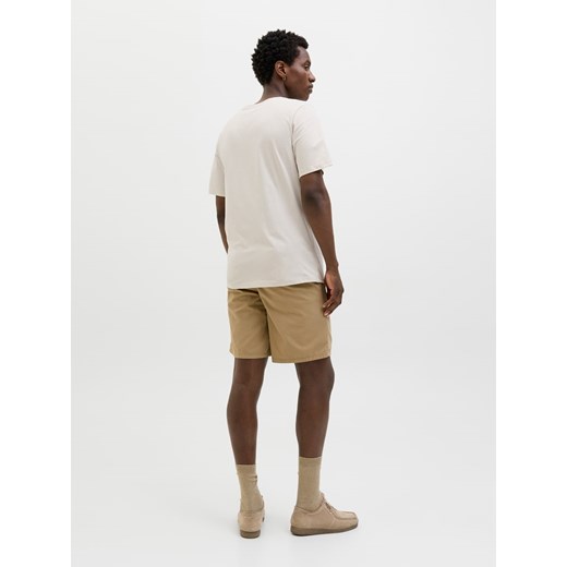 T-shirt męski Jack & Jones biały z krótkimi rękawami 