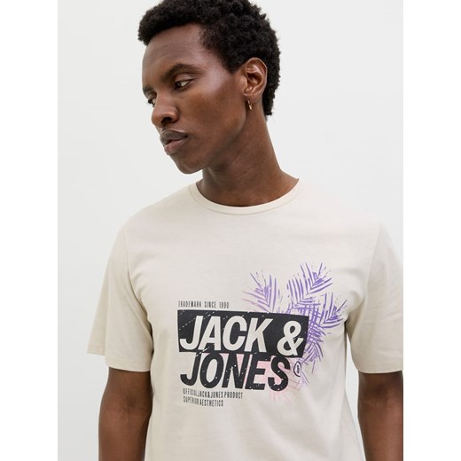 T-shirt męski Jack & Jones z krótkimi rękawami 