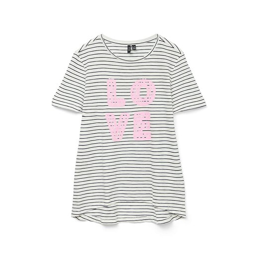 Vero Moda Koszulka &quot;Simone&quot; w kolorze białym ze sklepu Limango Polska w kategorii Bluzki damskie - zdjęcie 184057497
