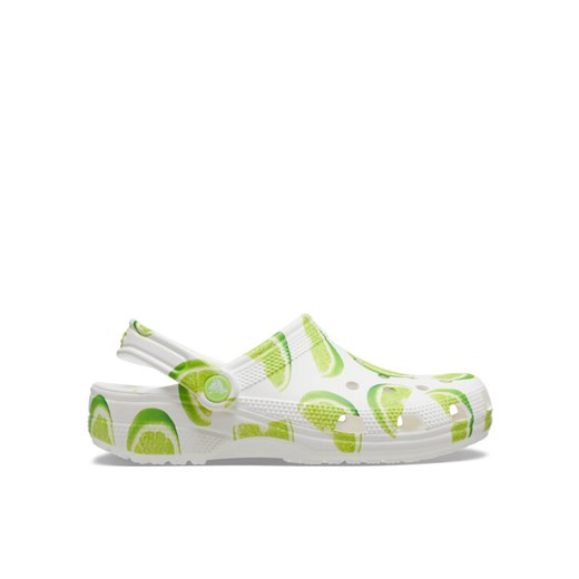 Klapki Crocs Classic Fresh Fruits Clog 211008 Biały ze sklepu eobuwie.pl w kategorii Klapki damskie - zdjęcie 184057646
