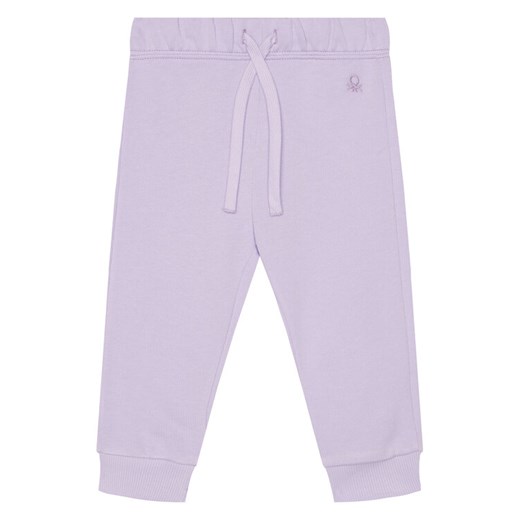 United Colors Of Benetton Spodnie dresowe 3J70GF01N Fioletowy Regular Fit ze sklepu MODIVO w kategorii Spodnie dziewczęce - zdjęcie 184057996