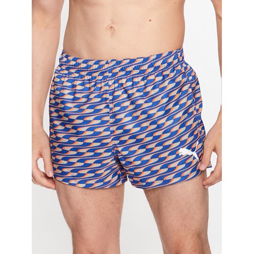 Puma Szorty kąpielowe Formstrip 938058 Niebieski Regular Fit ze sklepu MODIVO w kategorii Kąpielówki - zdjęcie 184058008