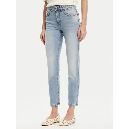 United Colors Of Benetton Jeansy 4OTADE00H Niebieski Slim Fit ze sklepu MODIVO w kategorii Jeansy damskie - zdjęcie 184058025