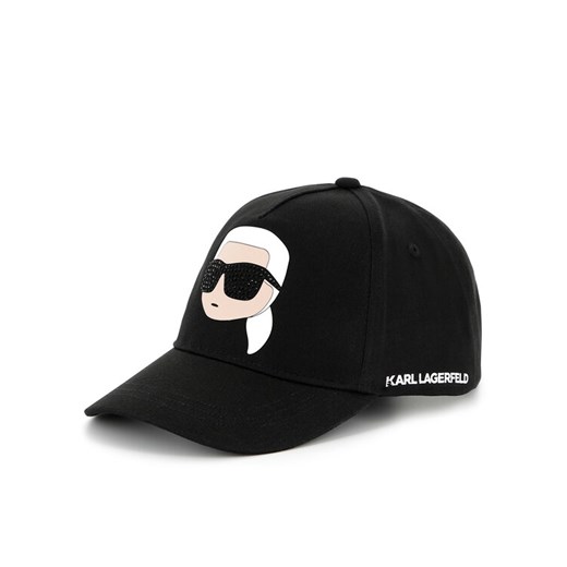 KARL LAGERFELD Czapka z daszkiem Z30387 Czarny ze sklepu MODIVO w kategorii Czapki dziecięce - zdjęcie 184058036