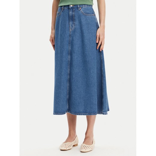 United Colors Of Benetton Spódnica jeansowa 43C8D004K Niebieski Regular Fit ze sklepu MODIVO w kategorii Spódnice - zdjęcie 184058037