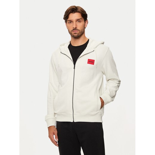 Hugo Bluza Daple212 50447972 Beżowy Regular Fit ze sklepu MODIVO w kategorii Bluzy męskie - zdjęcie 184058068