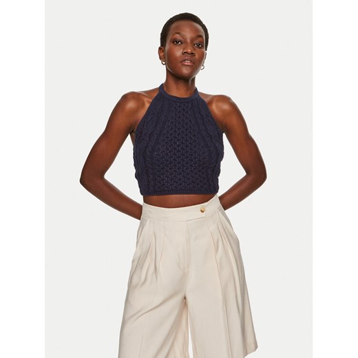 STAUD Bluzka Lori R24P3136CA Granatowy Regular Fit ze sklepu MODIVO w kategorii Bluzki damskie - zdjęcie 184058069