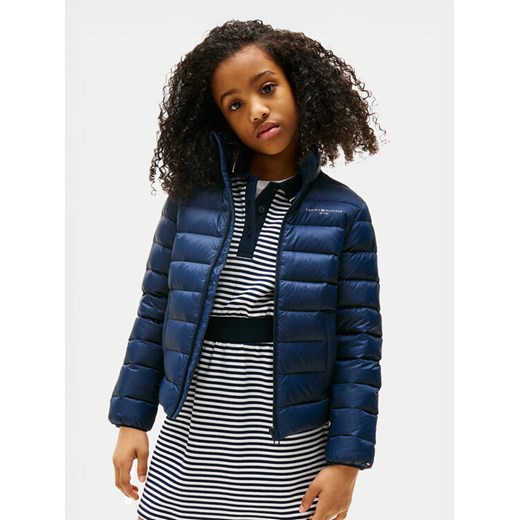 Tommy Hilfiger Kurtka puchowa Essential KS0KS00652 Granatowy Regular Fit ze sklepu MODIVO w kategorii Kurtki dziewczęce - zdjęcie 184058087