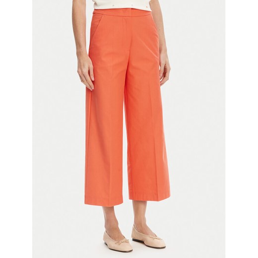 United Colors Of Benetton Spodnie materiałowe 42A8DF08R Pomarańczowy Wide Leg ze sklepu MODIVO w kategorii Spodnie damskie - zdjęcie 184058125