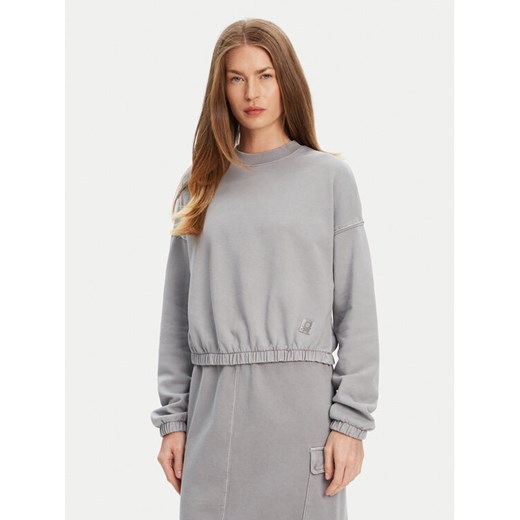 United Colors Of Benetton Bluza 39BLD109O Szary Regular Fit ze sklepu MODIVO w kategorii Bluzy damskie - zdjęcie 184058135