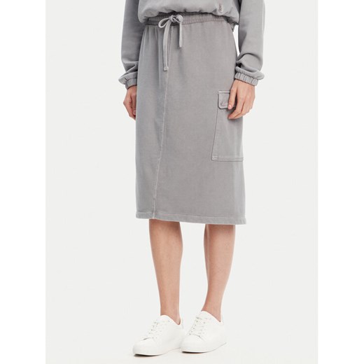 United Colors Of Benetton Spódnica midi 39BLD000E Szary Regular Fit ze sklepu MODIVO w kategorii Spódnice - zdjęcie 184058138