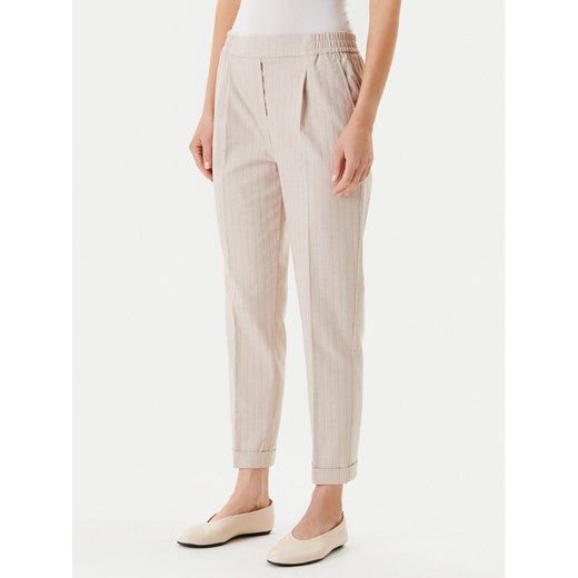 United Colors Of Benetton Chinosy 49KBDF090 Granatowy Slim Fit ze sklepu MODIVO w kategorii Spodnie damskie - zdjęcie 184058189