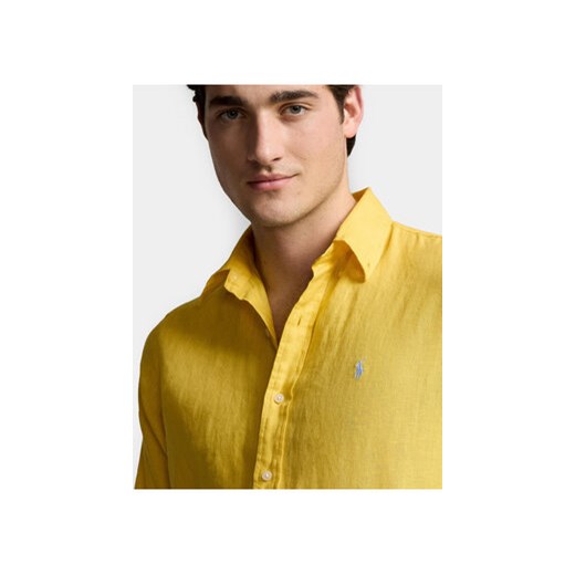 Polo Ralph Lauren Koszula 710829443030 Żółty Slim Fit Polo Ralph Lauren M MODIVO