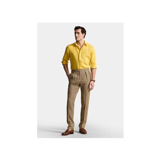 Polo Ralph Lauren Koszula 710829443030 Żółty Slim Fit Polo Ralph Lauren M MODIVO
