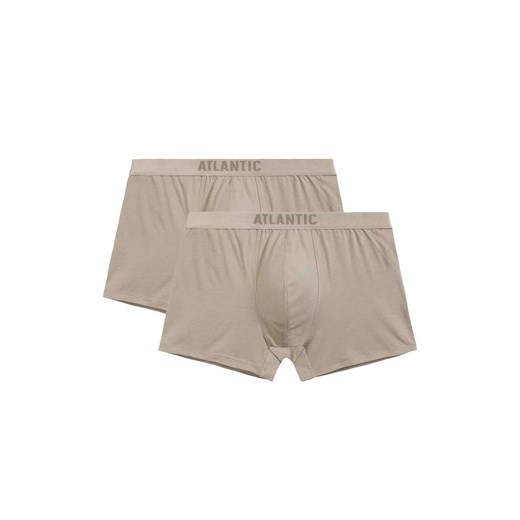 Atlantic 2-pack bokserki męskie 2BMH-012-BEŻOWY, Kolor beżowy, Rozmiar S, ATLANTIC ze sklepu Primodo w kategorii Majtki męskie - zdjęcie 184059646