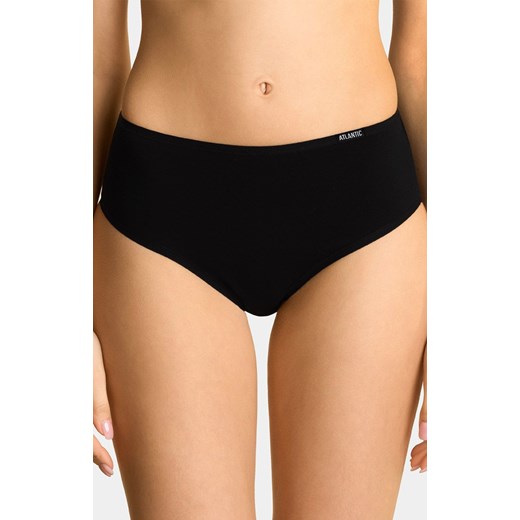 3BLP-603 bawełniane czarne figi damskie z wyższym stanem 3-pack, Kolor czarny, XL promocja Primodo