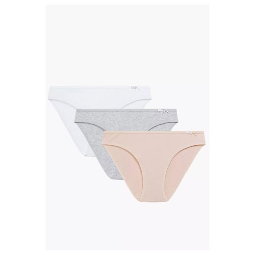 Atlantic 3-pack figi damskie bikini 3CLP-001-BEZJ/BIA/SZMJ, Kolor multicolour, Rozmiar S, ATLANTIC ze sklepu Primodo w kategorii Majtki damskie - zdjęcie 184059805