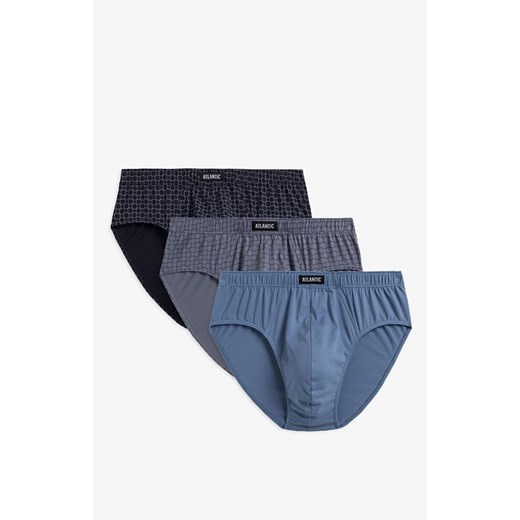 3-pack Slipy męskie classic 3MP-168, Kolor multicolour, Rozmiar M, ATLANTIC ze sklepu Primodo w kategorii Majtki męskie - zdjęcie 184059927