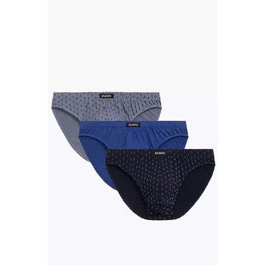 Atlantic 3-pack slipy męskie sport 3MP-177-GRA/NIEC/SZA, Kolor multicolour, Rozmiar M, ATLANTIC ze sklepu Primodo w kategorii Majtki męskie - zdjęcie 184059938