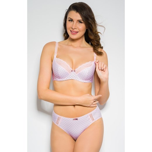 Mama Sweet biustonosz semi-soft, Kolor różowo-szary, Rozmiar 70C, Benefit ze sklepu Primodo w kategorii Biustonosze - zdjęcie 184061815