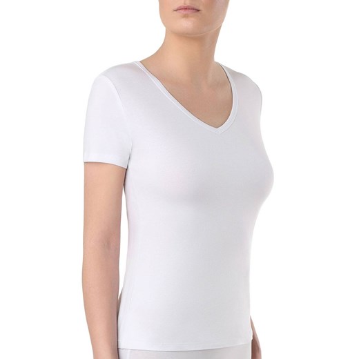 Biały t-shirt damski bawełniany podkoszulek LF 2021, Kolor biały, Rozmiar XL, Conte ze sklepu Primodo w kategorii Podkoszulki i halki - zdjęcie 184062666