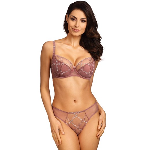 Biustonosz półusztywniany semi-soft Julia B150, Kolor brudny róż, Rozmiar 75I, Ewa Bien ze sklepu Primodo w kategorii Biustonosze - zdjęcie 184067539