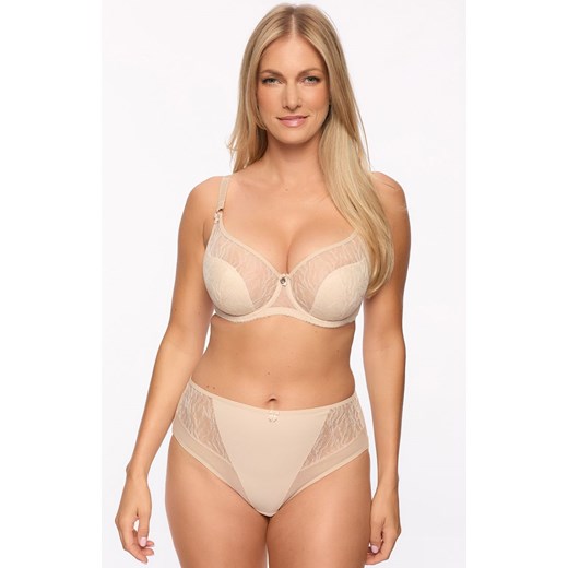 Gaia biustonosz półusztywniany semi-soft beżowy Sabina Art.1301, Kolor beżowy, Rozmiar 80B, Gaia ze sklepu Primodo w kategorii Biustonosze - zdjęcie 184070777