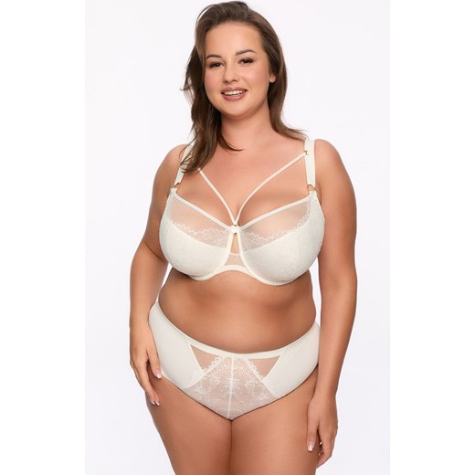 Gaia biustonosz półusztywniany semi-soft Laila MAXI Art.1280, Kolor ecru, Rozmiar 105D, Gaia ze sklepu Primodo w kategorii Biustonosze - zdjęcie 184070795