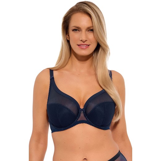 Gaia biustonosz półusztywniany semi-soft granatowy Sonia Art.1058, Kolor granatowy, Rozmiar 80B, Gaia ze sklepu Primodo w kategorii Biustonosze - zdjęcie 184070815