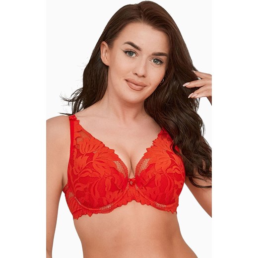 Czerwony biustonosz push-up Sophia 1225, Kolor czerwony, Rozmiar 70B, Gaia ze sklepu Primodo w kategorii Biustonosze - zdjęcie 184070838