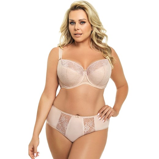 Półusztywniany biustonosz semi-soft beżowy stanik Blanca K357, Kolor beżowy, Rozmiar 65F, Gorsenia ze sklepu Primodo w kategorii Biustonosze - zdjęcie 184071057