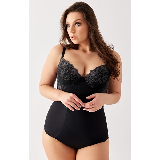 Modelujące damskie body z miseczkami czarne G184 Livia, Kolor czarny, Rozmiar 70D, Gorsenia ze sklepu Primodo w kategorii Body damskie - zdjęcie 184071239