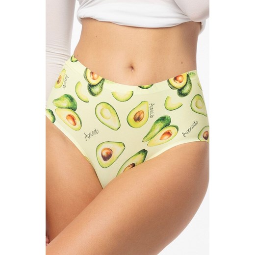 Julimex figi damskie Avocado Simple Maxi, Kolor żółto-zielony, Rozmiar XXL, Julimex ze sklepu Primodo w kategorii Majtki damskie - zdjęcie 184076157