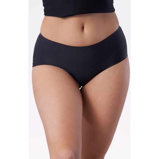 Figi damskie z wysokim stanem czarne Simple Maxi, Kolor czarny, Rozmiar M, Julimex ze sklepu Primodo w kategorii Majtki damskie - zdjęcie 184076398