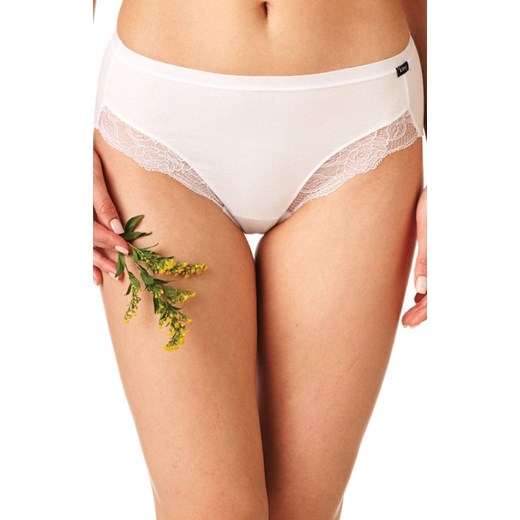 2-pack klasyczne figi damskie białe LPC 141, Kolor biały, Rozmiar L, Key ze sklepu Primodo w kategorii Majtki damskie - zdjęcie 184076867